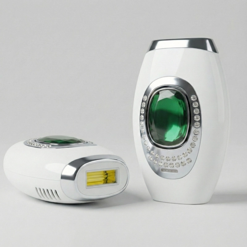 Emerald IPL Device - White with Silver Decoration